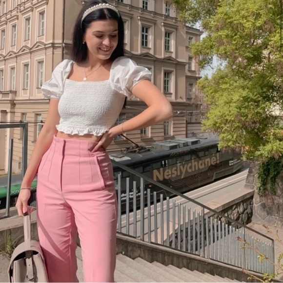 ✨ Zara High Waisted Work Pants SMALL NWT TikTok IG famous!!! RARE ✨ - Picture 2 of 11